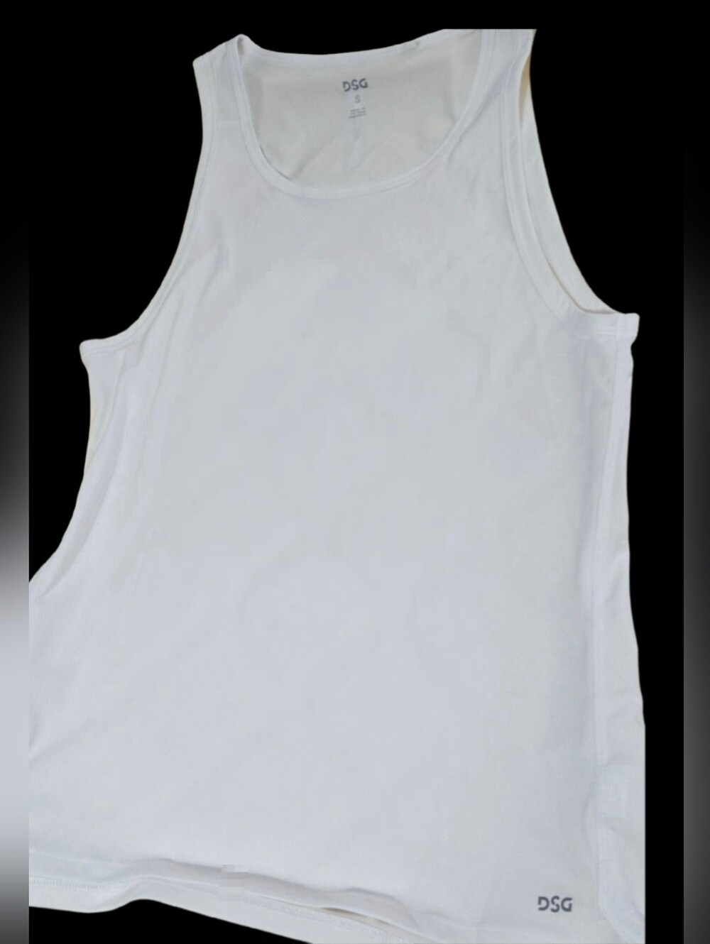 NWoT DSG Men's Stride Run White Tank Top Small - Dicks Sporting Goods